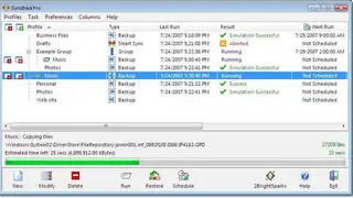 SyncBackPro screenshot