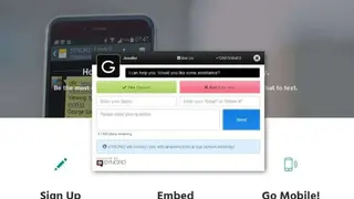 SYNCRO Web Chat screenshot