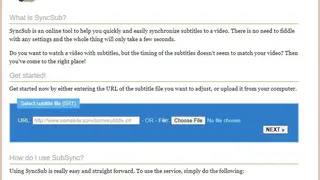 SyncSub screenshot