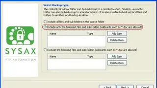 Sysax FTP Automation screenshot