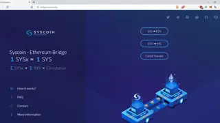 Syscoin (SYS) screenshot