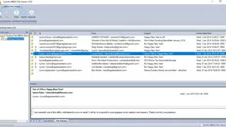 SysInfo MBOX Viewer screenshot
