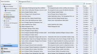 System Center Service Manager screenshot