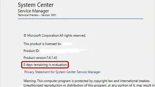 System Center Service Manager screenshot