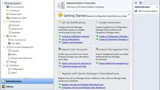 System Center Service Manager screenshot