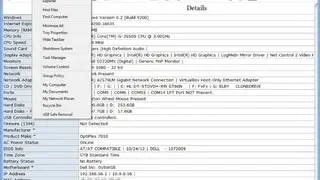 System Spec screenshot