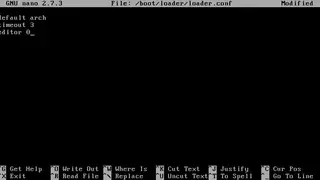 systemd-boot (Gummiboot) screenshot