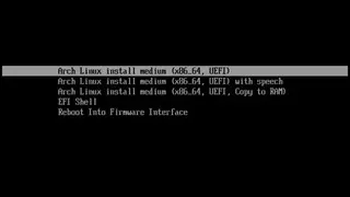 systemd-boot (Gummiboot) screenshot