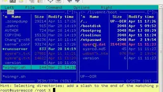 SystemRescueCD screenshot
