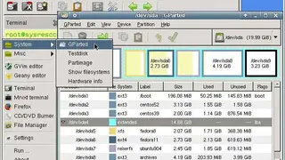 SystemRescueCD screenshot