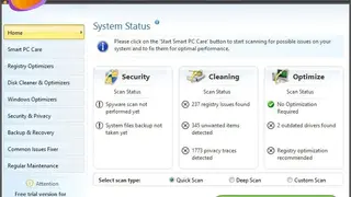 Systweak Advanced System Optimizer screenshot