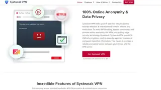 Systweak VPN screenshot