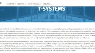 T-Systems Data Center Outsourcing screenshot