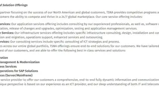 T-Systems Data Center Outsourcing screenshot