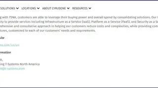 T-Systems Data Center Outsourcing screenshot