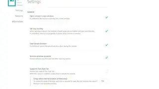 Tab Session Manager screenshot
