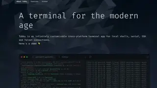 Tabby Terminal screenshot