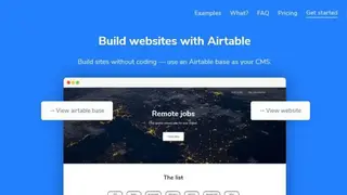 Table 2 Site screenshot