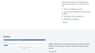 Tableau Connector for Jira screenshot