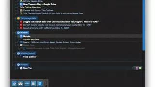 Tabs Outliner screenshot