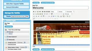 Tabsite screenshot