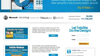 Tabsite screenshot