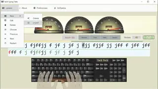 Tach Typing Tutor screenshot