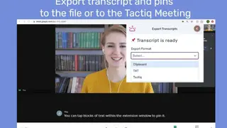Tactiq screenshot