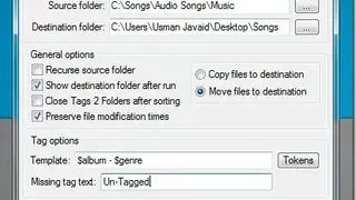 Tags 2 Folders screenshot