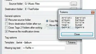 Tags 2 Folders screenshot