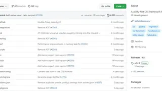 Tailwind CSS screenshot