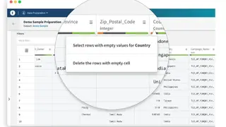 Talend Data Preparation screenshot