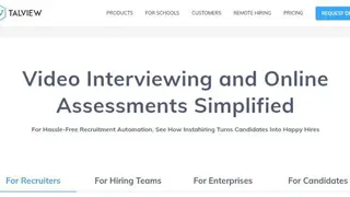 Talview screenshot