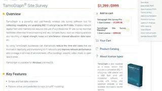 Tamos TamoGraph® Site Survey screenshot