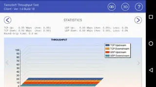 TamoSoft Throughput Test screenshot