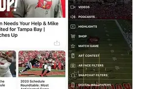 Tampa Bay Buccaneers Mobile screenshot