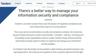 Tandem Software screenshot