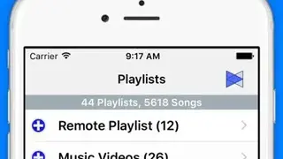 Tango Remote with Up Next Queue screenshot