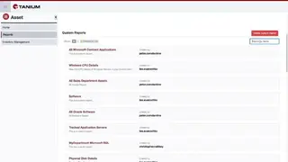 Tanium screenshot