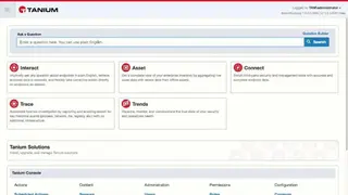 Tanium screenshot
