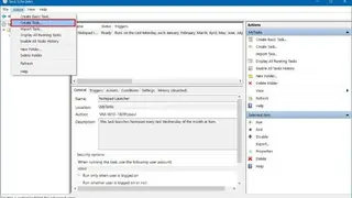 Task Scheduler screenshot