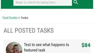 Task Tender screenshot
