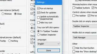 Taskbar Commander screenshot
