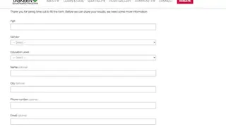 Taskeen Distress Screening screenshot