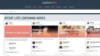 Tastedive Movies screenshot