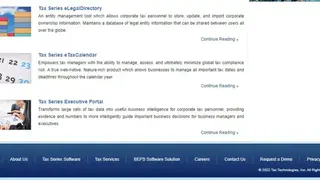 Tax Series Software screenshot