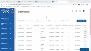 Tax1099 screenshot