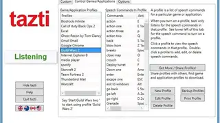 Tazti screenshot