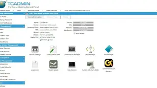 TCAdmin screenshot