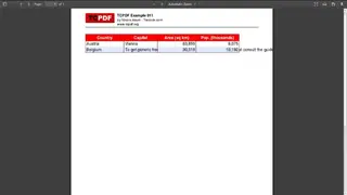 Tcpdf screenshot